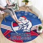 custom-bulldogs-football-christmas-round-carpet-merry-xmas-2023-mix-aboriginal-art