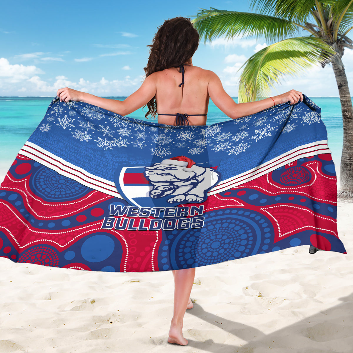 custom-bulldogs-football-christmas-sarong-merry-xmas-2023-mix-aboriginal-art