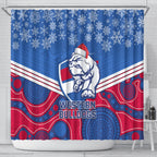 custom-bulldogs-football-christmas-shower-curtain-merry-xmas-2023-mix-aboriginal-art
