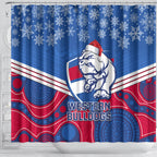 custom-bulldogs-football-christmas-shower-curtain-merry-xmas-2023-mix-aboriginal-art