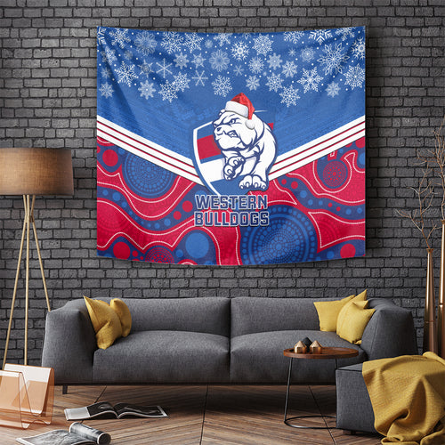 custom-bulldogs-football-christmas-tapestry-merry-xmas-2023-mix-aboriginal-art