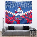 custom-bulldogs-football-christmas-tapestry-merry-xmas-2023-mix-aboriginal-art