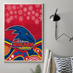 custom-adelaide-crows-football-christmas-canvas-wall-art-merry-xmas-2023-mix-aboriginal-art