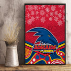 custom-adelaide-crows-football-christmas-canvas-wall-art-merry-xmas-2023-mix-aboriginal-art
