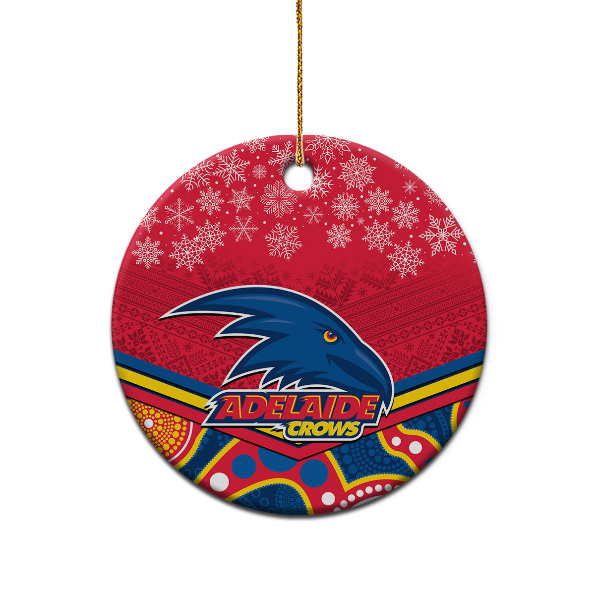 adelaide-crows-football-christmas-ceramic-ornament-merry-xmas-2023-mix-aboriginal-art