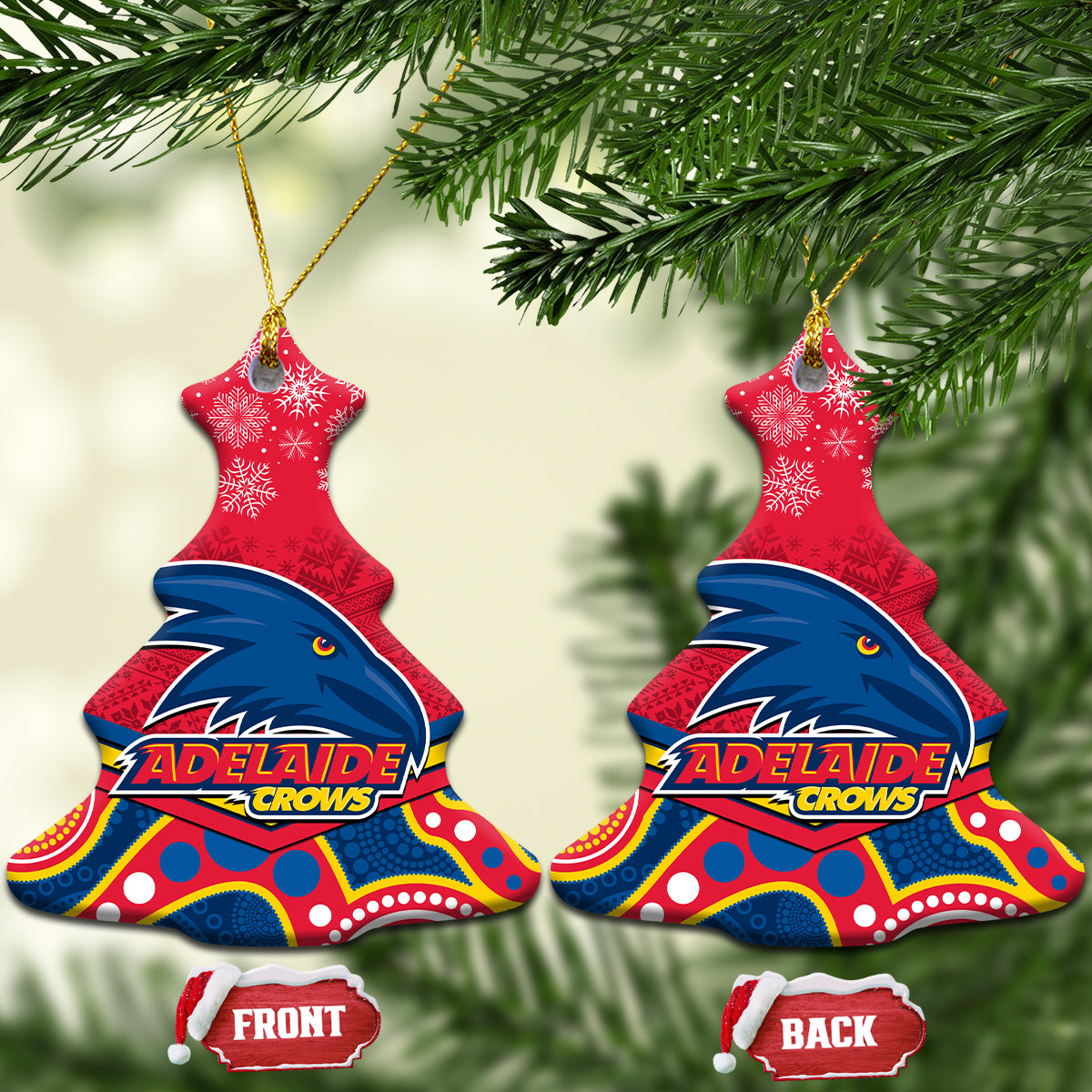 adelaide-crows-football-christmas-ceramic-ornament-merry-xmas-2023-mix-aboriginal-art