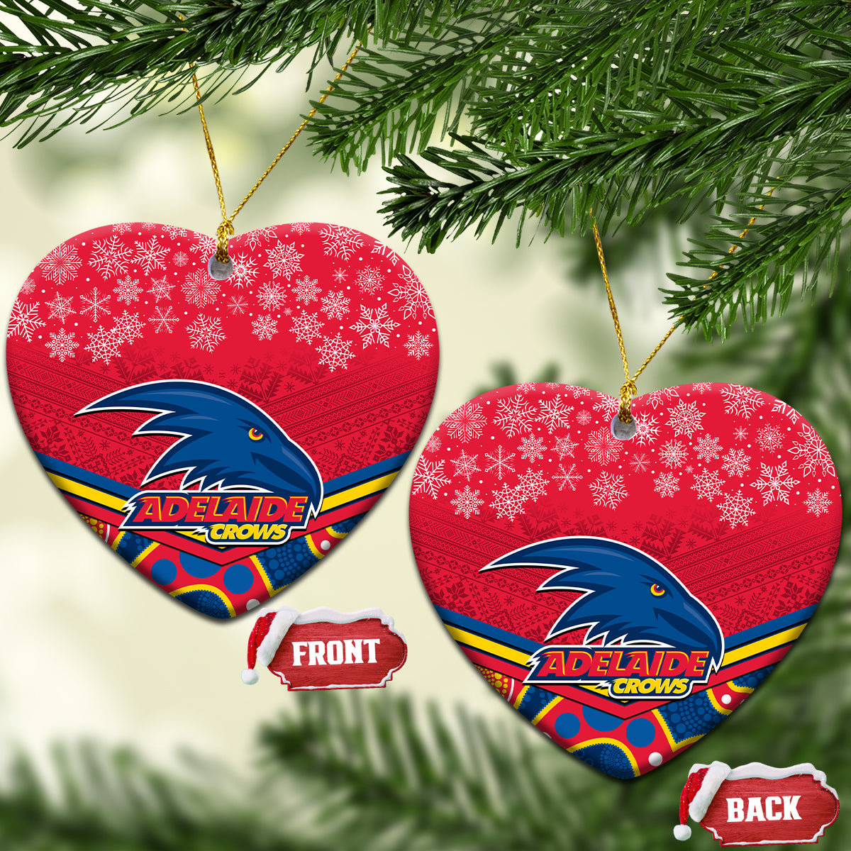 adelaide-crows-football-christmas-ceramic-ornament-merry-xmas-2023-mix-aboriginal-art