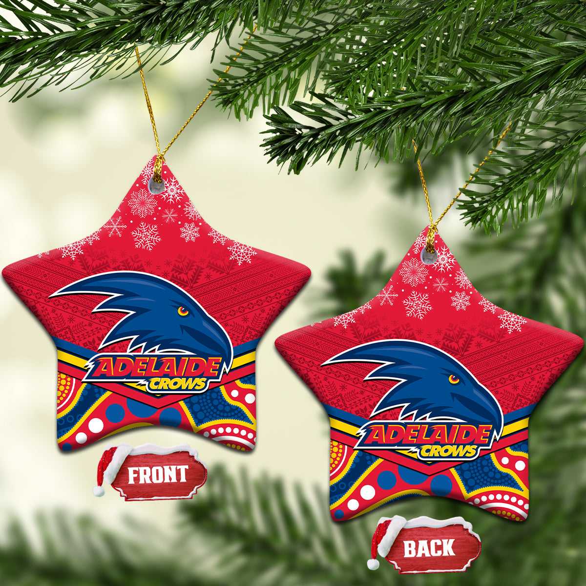 adelaide-crows-football-christmas-ceramic-ornament-merry-xmas-2023-mix-aboriginal-art