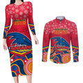 custom-adelaide-crows-football-christmas-couples-matching-long-sleeve-bodycon-dress-and-long-sleeve-button-shirt-merry-xmas-2023-mix-aboriginal-art