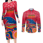 custom-adelaide-crows-football-christmas-couples-matching-long-sleeve-bodycon-dress-and-long-sleeve-button-shirt-merry-xmas-2023-mix-aboriginal-art