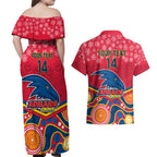 custom-adelaide-crows-football-christmas-couples-matching-off-shoulder-maxi-dress-and-hawaiian-shirt-merry-xmas-2023-mix-aboriginal-art