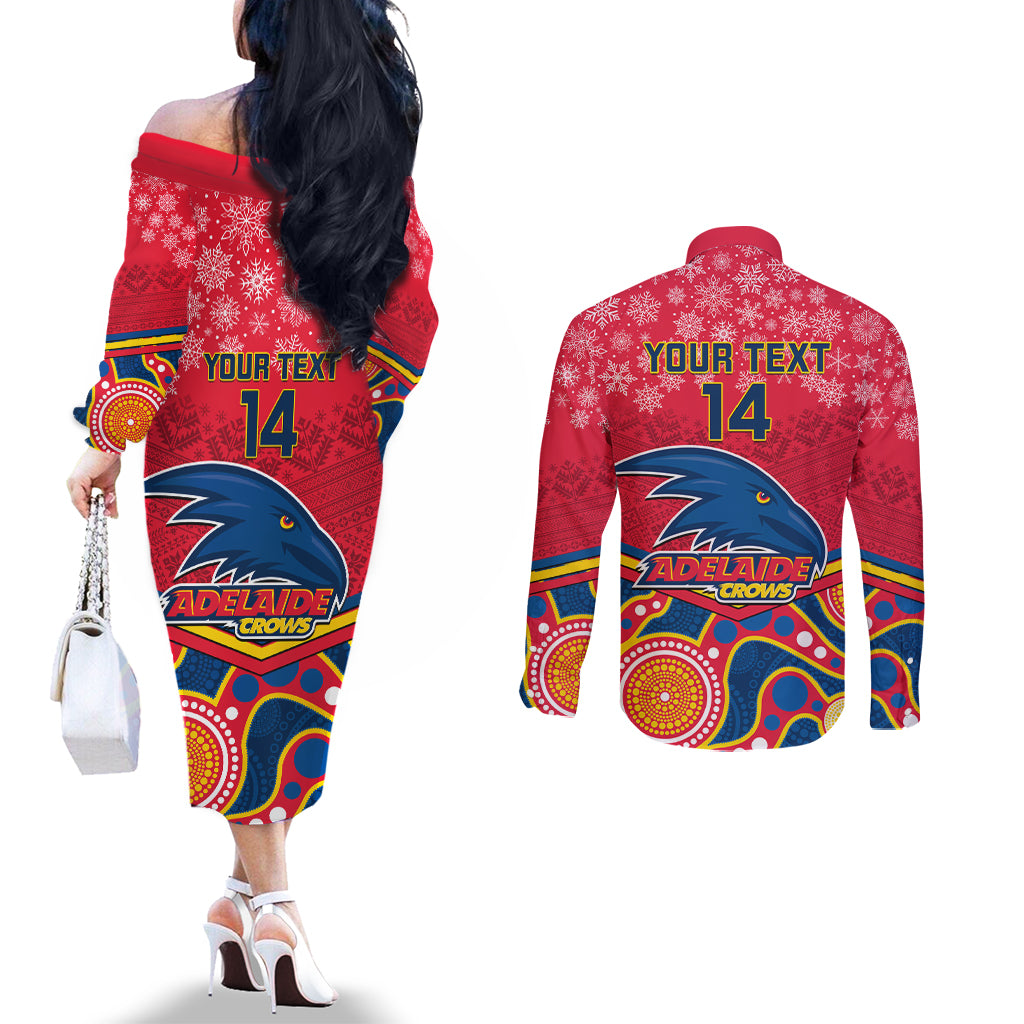 custom-adelaide-crows-football-christmas-couples-matching-off-the-shoulder-long-sleeve-dress-and-long-sleeve-button-shirt-merry-xmas-2023-mix-aboriginal-art