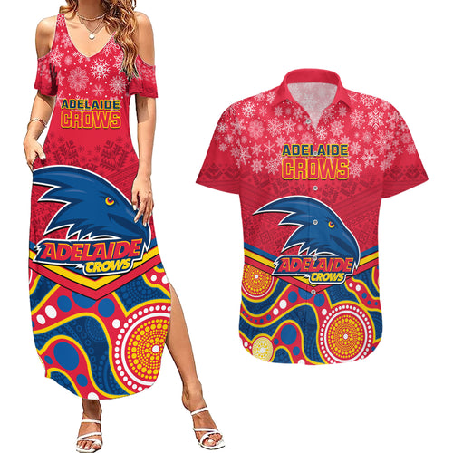 custom-adelaide-crows-football-christmas-couples-matching-summer-maxi-dress-and-hawaiian-shirt-merry-xmas-2023-mix-aboriginal-art