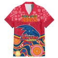 custom-adelaide-crows-football-christmas-family-matching-mermaid-dress-and-hawaiian-shirt-merry-xmas-2023-mix-aboriginal-art