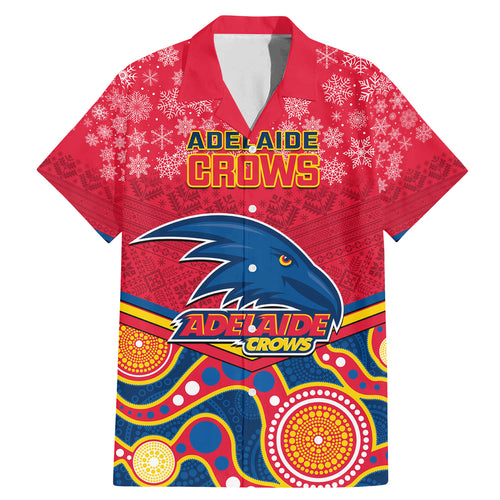 custom-adelaide-crows-football-christmas-family-matching-mermaid-dress-and-hawaiian-shirt-merry-xmas-2023-mix-aboriginal-art