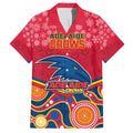 custom-adelaide-crows-football-christmas-family-matching-puletasi-dress-and-hawaiian-shirt-merry-xmas-2023-mix-aboriginal-art