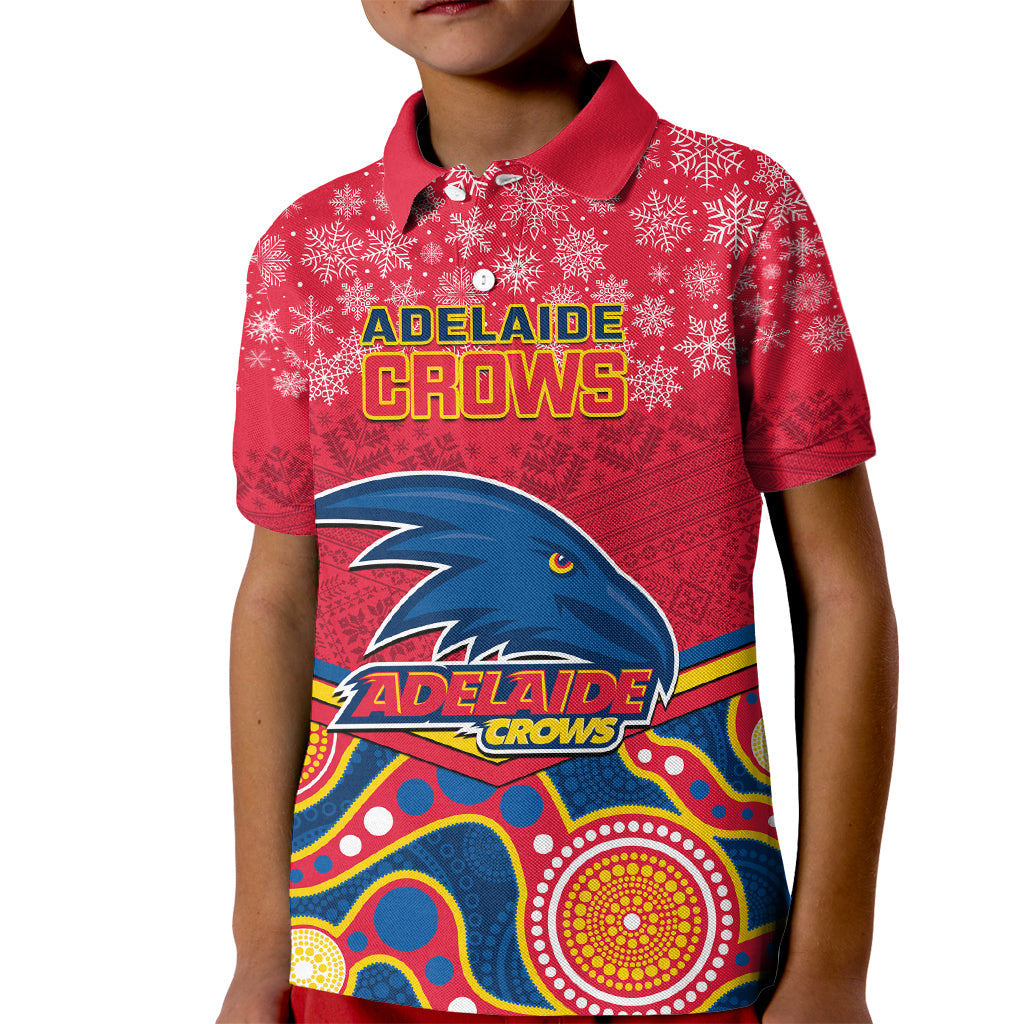 custom-adelaide-crows-football-christmas-kid-polo-shirt-merry-xmas-2023-mix-aboriginal-art