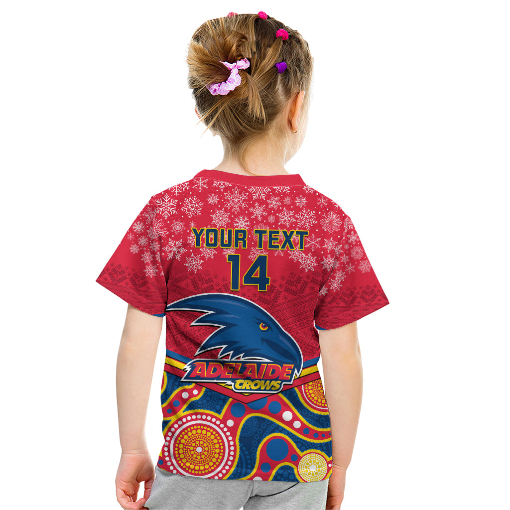 custom-adelaide-crows-football-christmas-kid-t-shirt-merry-xmas-2023-mix-aboriginal-art