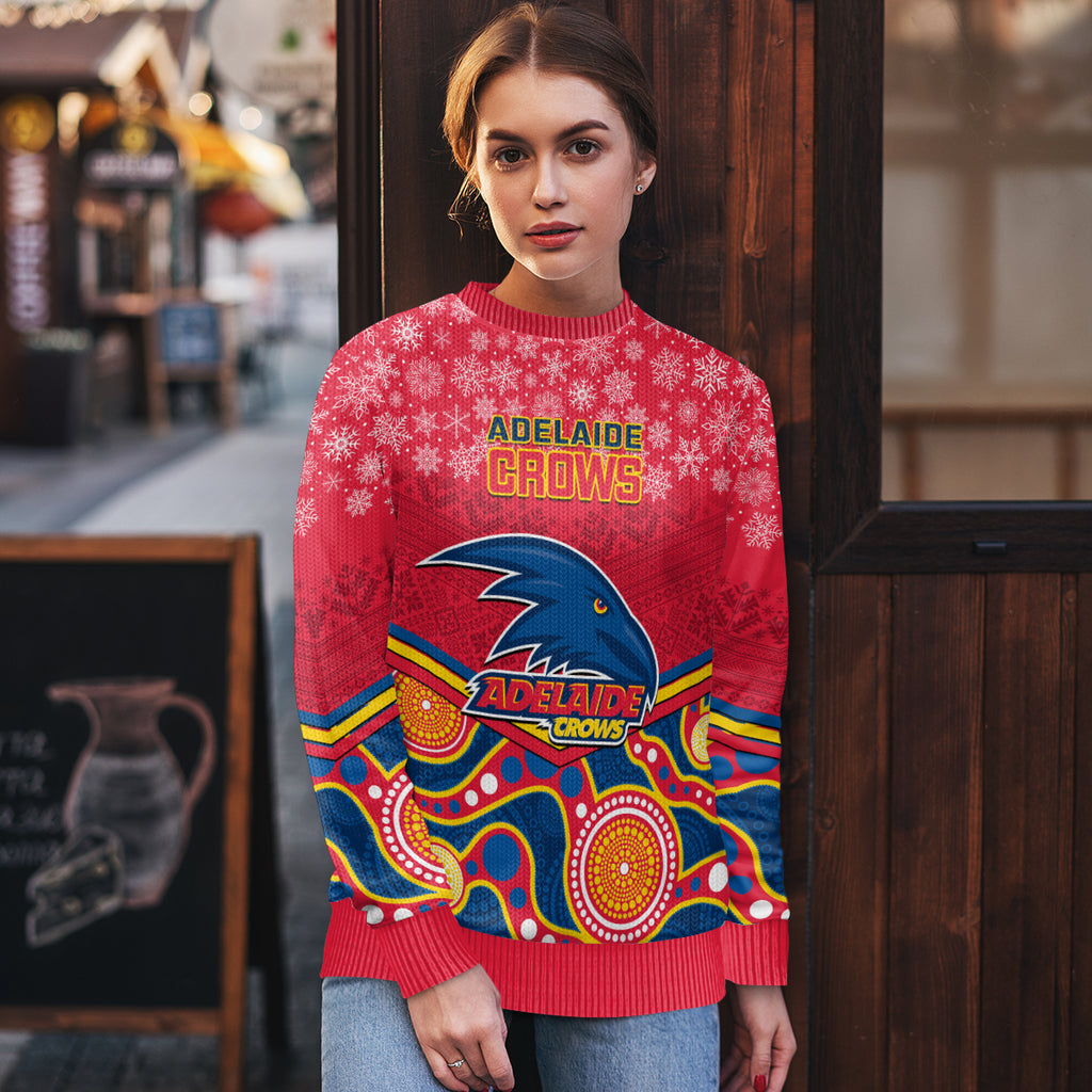 custom-adelaide-crows-football-christmas-ugly-christmas-sweater-merry-xmas-2023-mix-aboriginal-art
