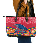 custom-adelaide-crows-football-christmas-leather-tote-bag-merry-xmas-2023-mix-aboriginal-art