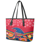 custom-adelaide-crows-football-christmas-leather-tote-bag-merry-xmas-2023-mix-aboriginal-art