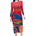 custom-adelaide-crows-football-christmas-long-sleeve-bodycon-dress-merry-xmas-2023-mix-aboriginal-art