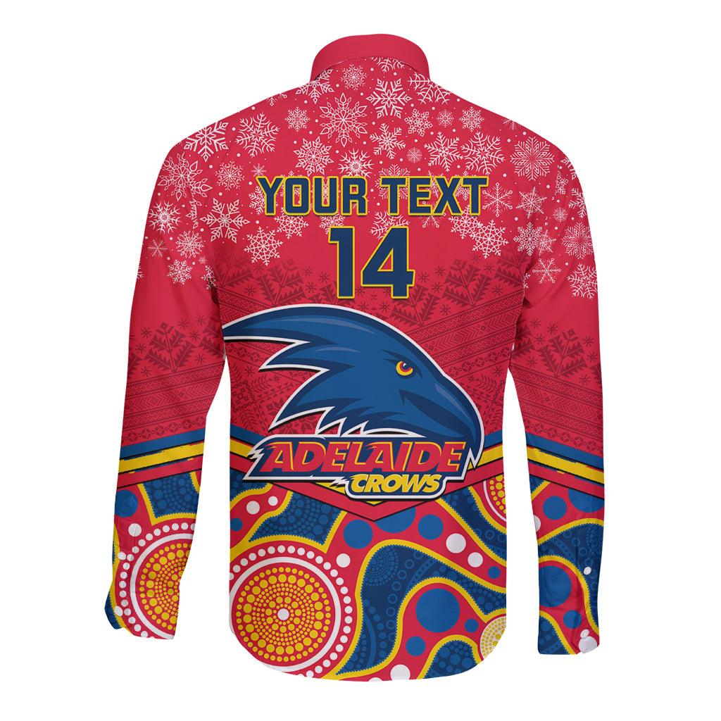 custom-adelaide-crows-football-christmas-long-sleeve-button-shirt-merry-xmas-2023-mix-aboriginal-art