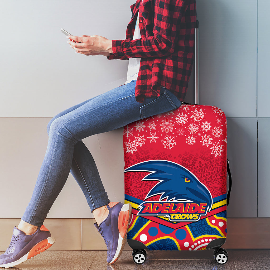 custom-adelaide-crows-football-christmas-luggage-cover-merry-xmas-2023-mix-aboriginal-art