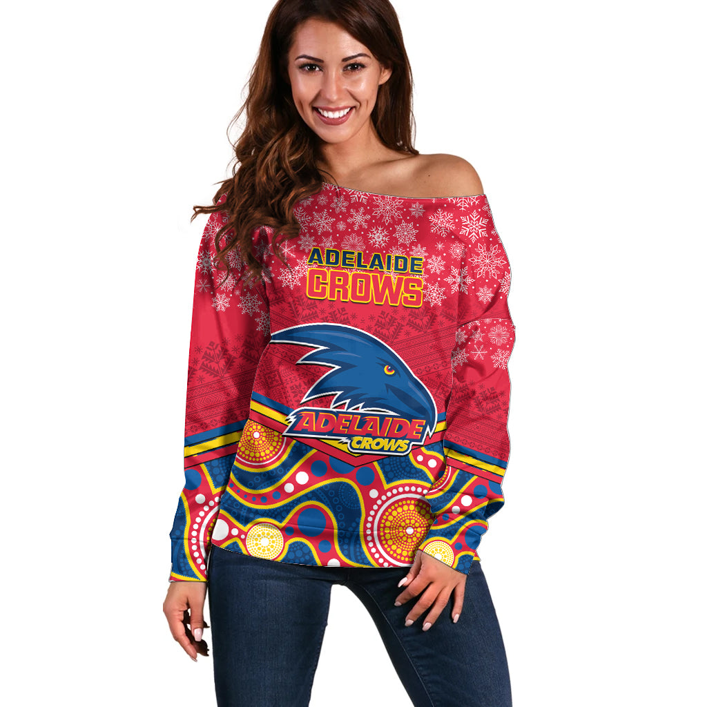 custom-adelaide-crows-football-christmas-off-shoulder-sweater-merry-xmas-2023-mix-aboriginal-art