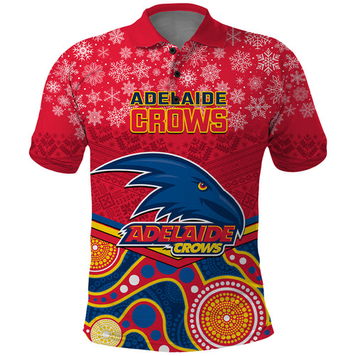 custom-adelaide-crows-football-christmas-polo-shirt-merry-xmas-2023-mix-aboriginal-art