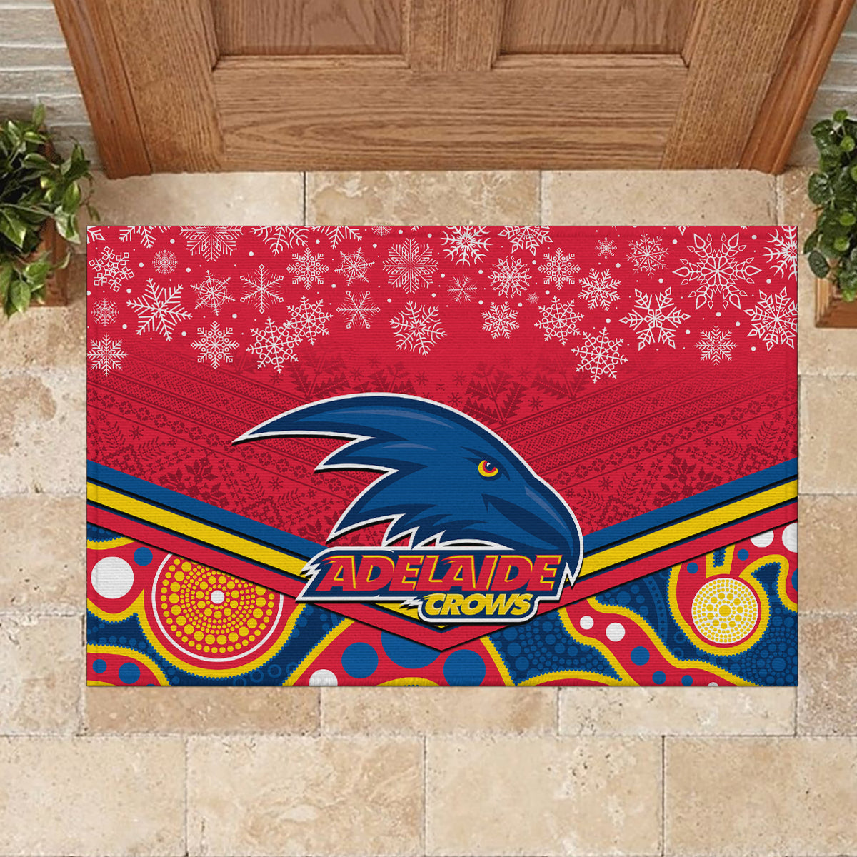 custom-adelaide-crows-football-christmas-rubber-doormat-merry-xmas-2023-mix-aboriginal-art