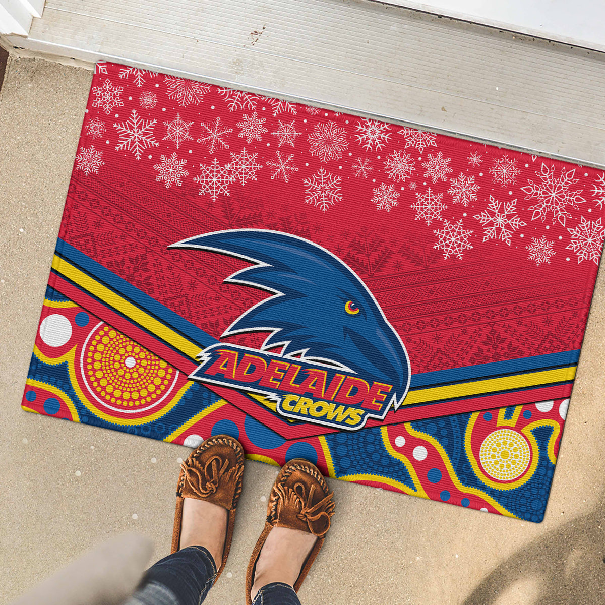 custom-adelaide-crows-football-christmas-rubber-doormat-merry-xmas-2023-mix-aboriginal-art