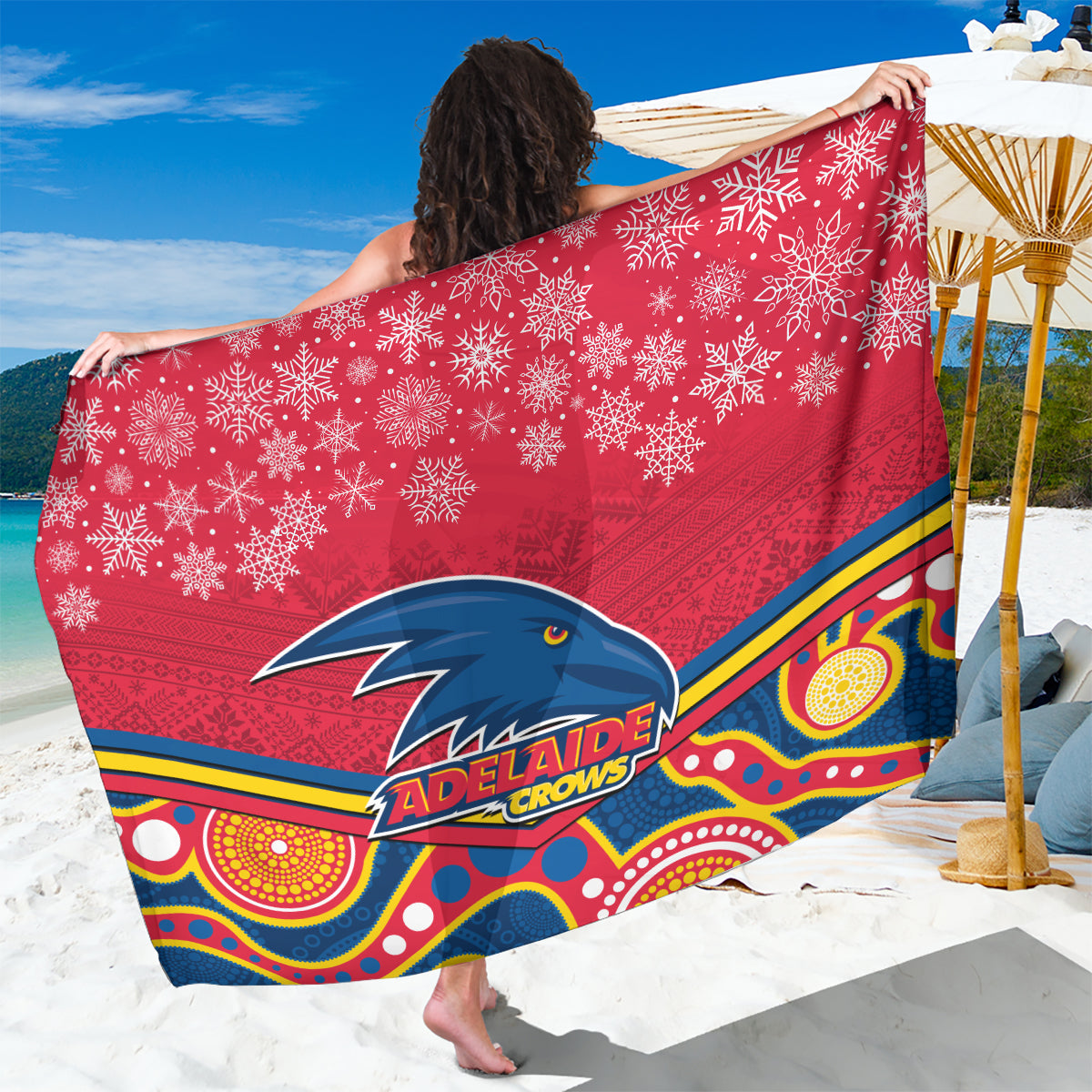 custom-adelaide-crows-football-christmas-sarong-merry-xmas-2023-mix-aboriginal-art