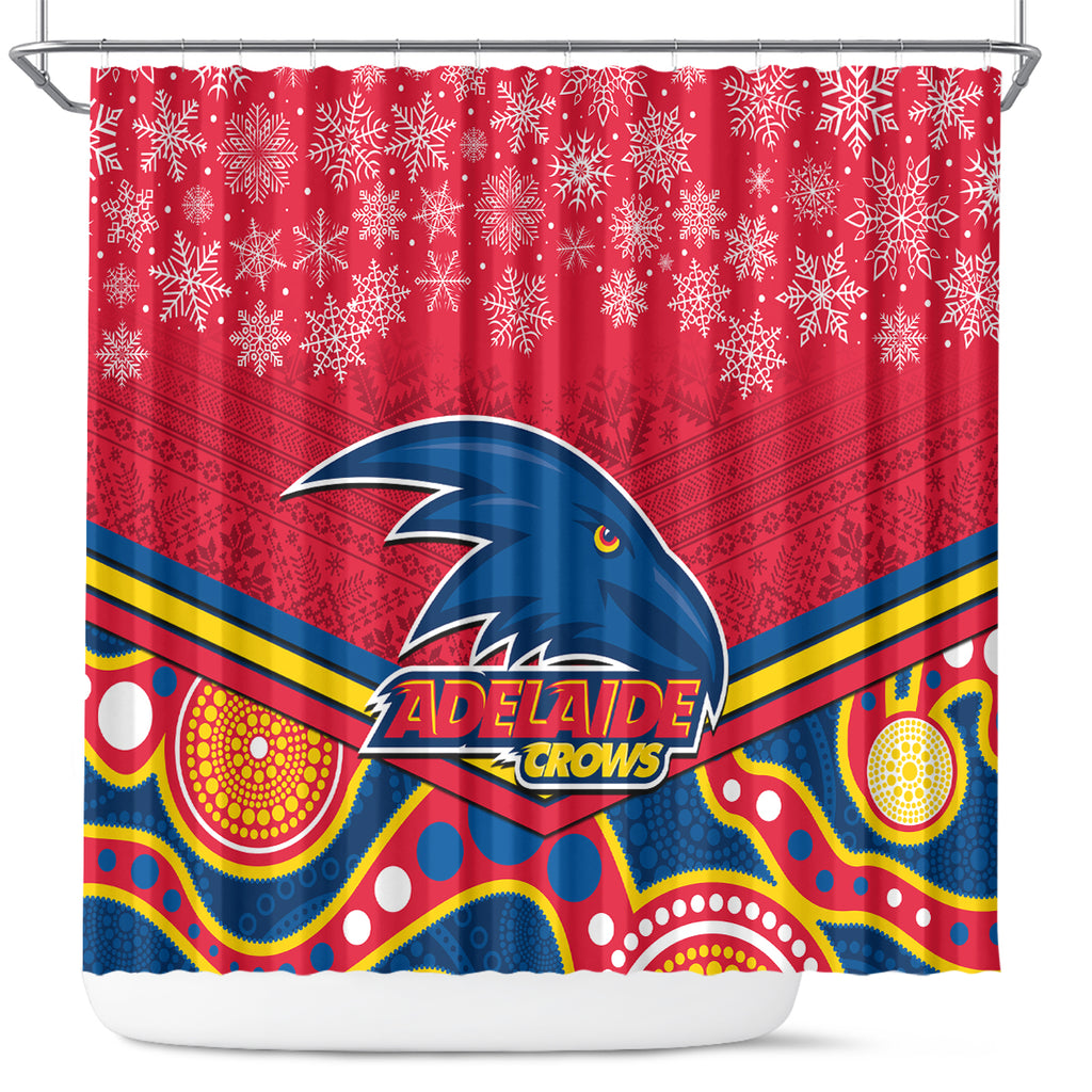 custom-adelaide-crows-football-christmas-shower-curtain-merry-xmas-2023-mix-aboriginal-art