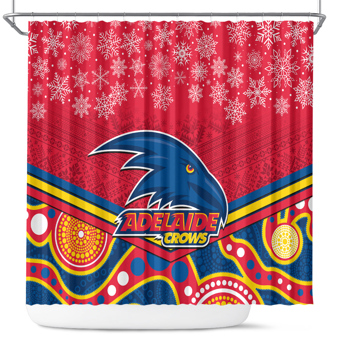 custom-adelaide-crows-football-christmas-shower-curtain-merry-xmas-2023-mix-aboriginal-art