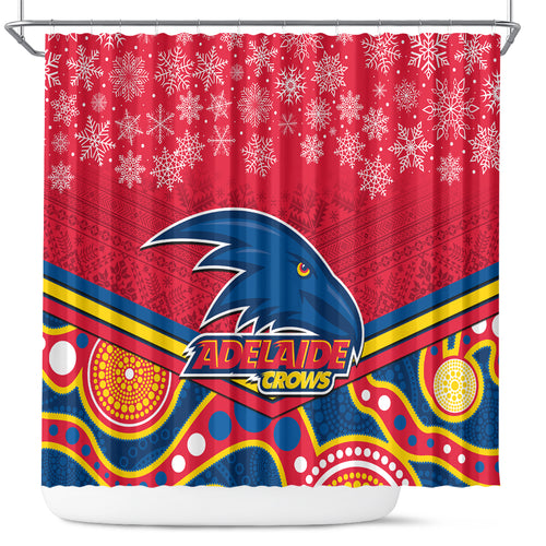 custom-adelaide-crows-football-christmas-shower-curtain-merry-xmas-2023-mix-aboriginal-art