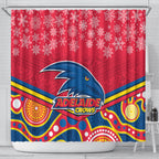 custom-adelaide-crows-football-christmas-shower-curtain-merry-xmas-2023-mix-aboriginal-art