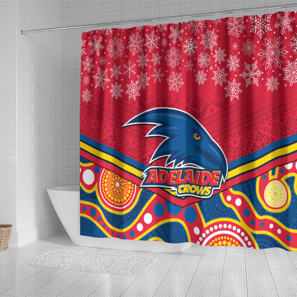 custom-adelaide-crows-football-christmas-shower-curtain-merry-xmas-2023-mix-aboriginal-art