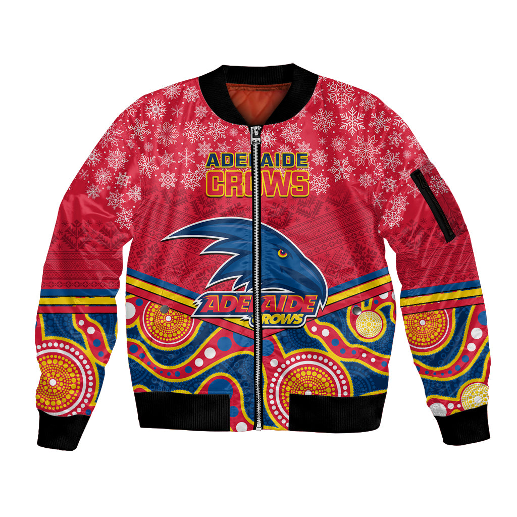 custom-adelaide-crows-football-christmas-sleeve-zip-bomber-jacket-merry-xmas-2023-mix-aboriginal-art