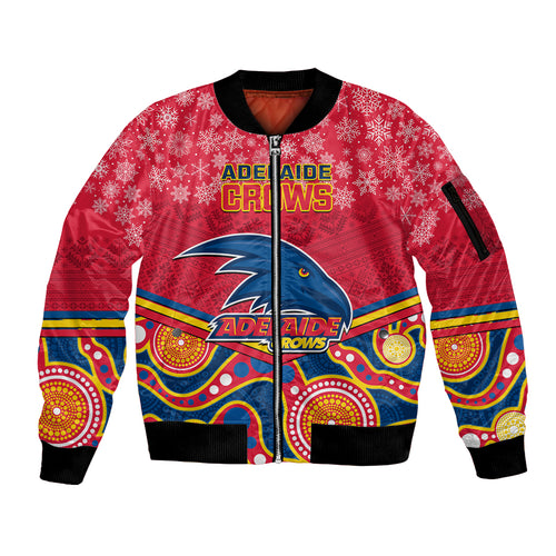custom-adelaide-crows-football-christmas-sleeve-zip-bomber-jacket-merry-xmas-2023-mix-aboriginal-art
