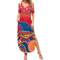 custom-adelaide-crows-football-christmas-summer-maxi-dress-merry-xmas-2023-mix-aboriginal-art