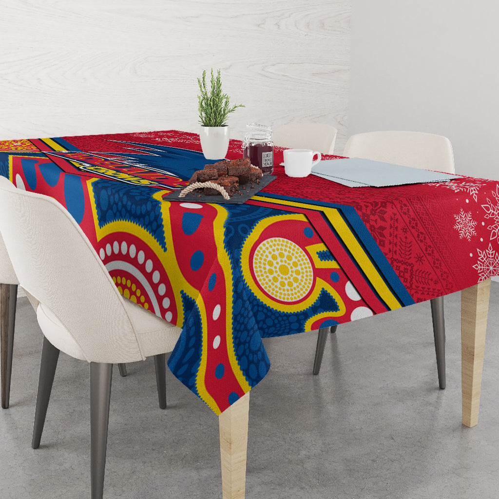 custom-adelaide-crows-football-christmas-tablecloth-merry-xmas-2023-mix-aboriginal-art