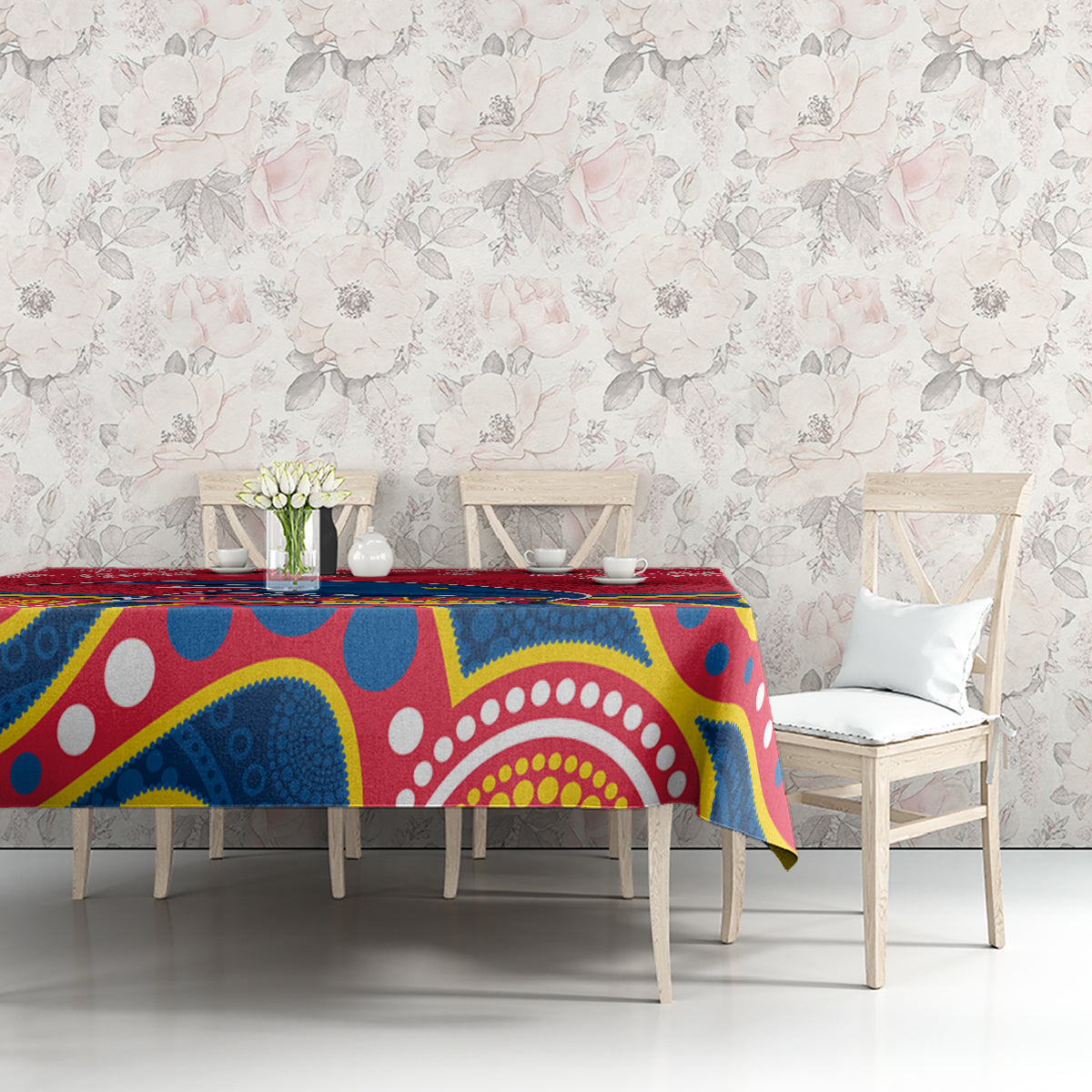 custom-adelaide-crows-football-christmas-tablecloth-merry-xmas-2023-mix-aboriginal-art