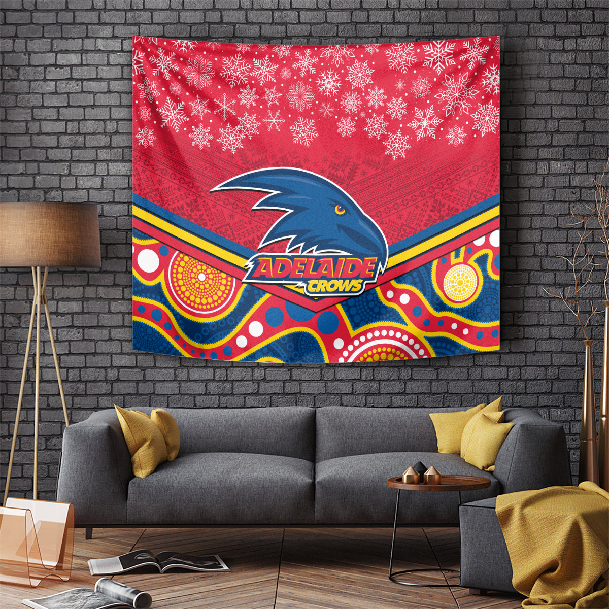 custom-adelaide-crows-football-christmas-tapestry-merry-xmas-2023-mix-aboriginal-art
