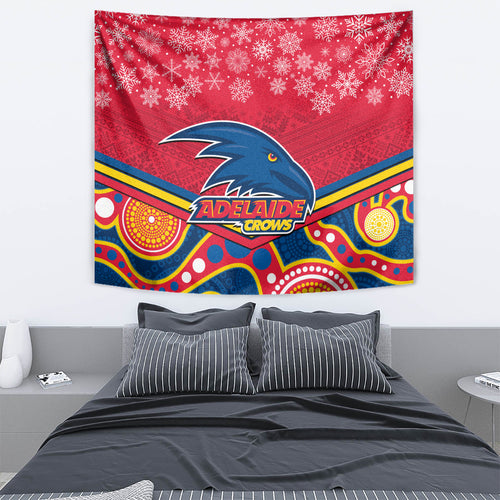 custom-adelaide-crows-football-christmas-tapestry-merry-xmas-2023-mix-aboriginal-art
