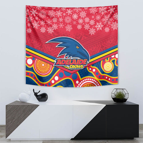 custom-adelaide-crows-football-christmas-tapestry-merry-xmas-2023-mix-aboriginal-art