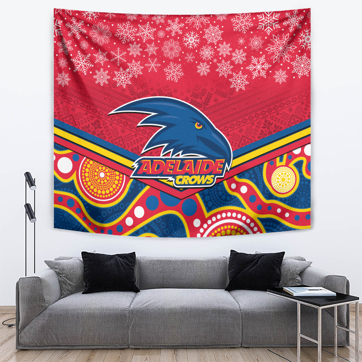 custom-adelaide-crows-football-christmas-tapestry-merry-xmas-2023-mix-aboriginal-art