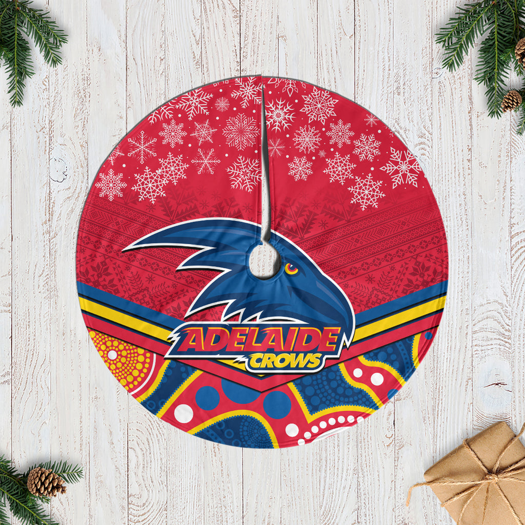 adelaide-crows-football-christmas-tree-skirt-merry-xmas-2023-mix-aboriginal-art