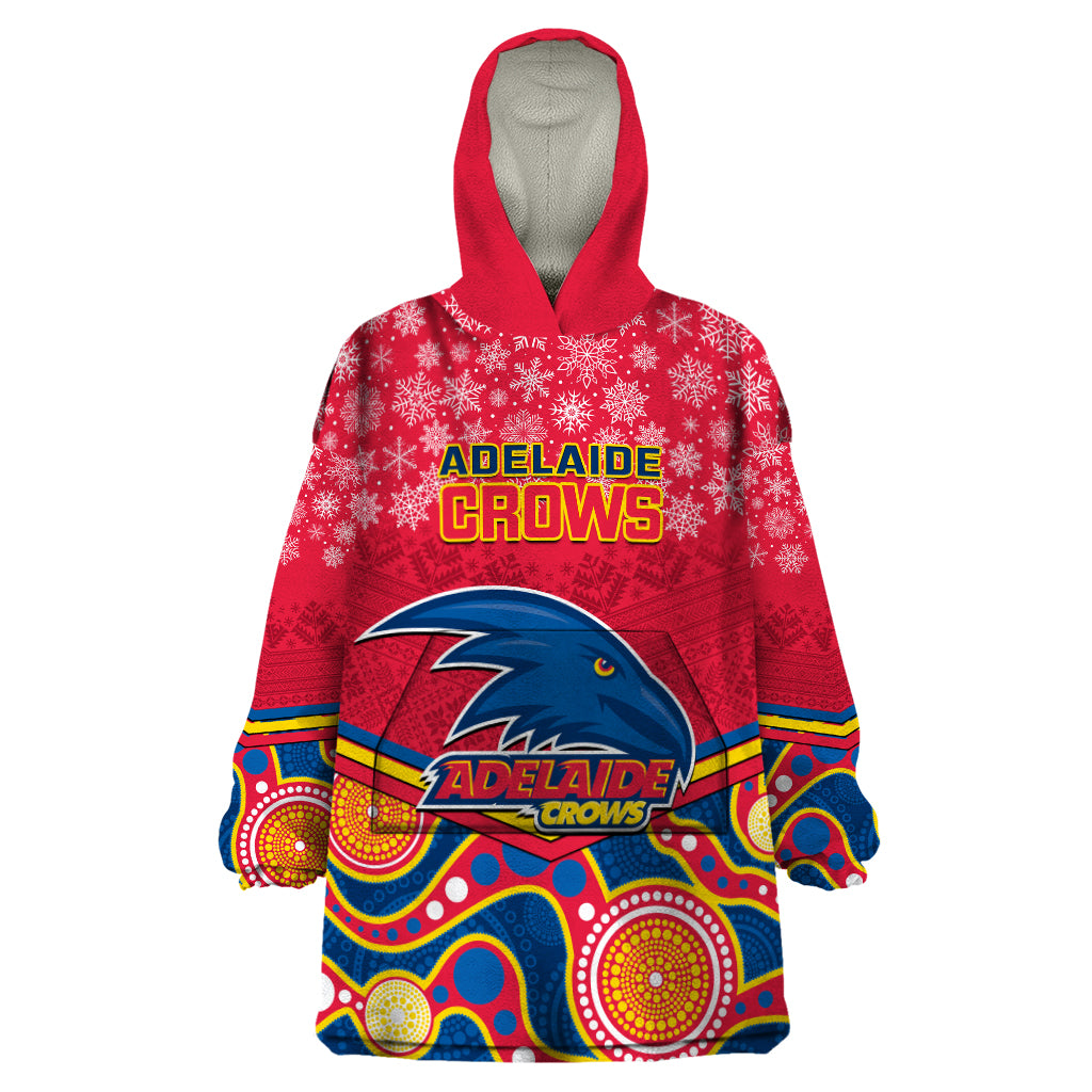 custom-adelaide-crows-football-christmas-wearable-blanket-hoodie-merry-xmas-2023-mix-aboriginal-art