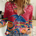custom-adelaide-crows-football-christmas-women-casual-shirt-merry-xmas-2023-mix-aboriginal-art